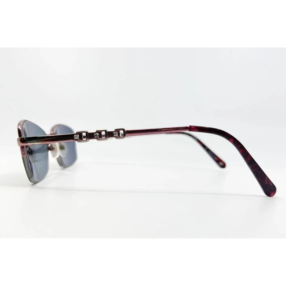 Unbranded Sunglasses Womens Rose Pink Metal Rectangle 51-17-135 51mm